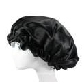 UNIQ Double Layers Sleeping Hair Bonnet Silk Satin Adjustable Women Braid Bonnet for Curly Hair